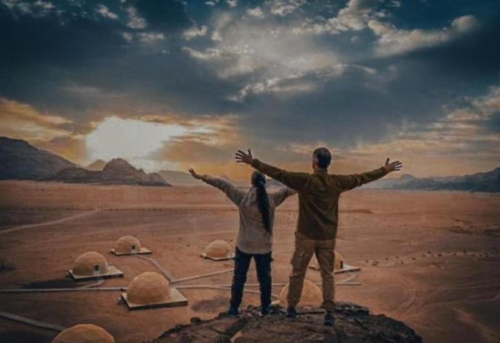 Wadi Rum Camp Stars & Jeep Tour Exterior foto